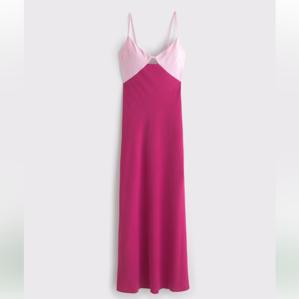 Abercrombie & Fitch Pink Maxi Dress - Picture 2 of 11